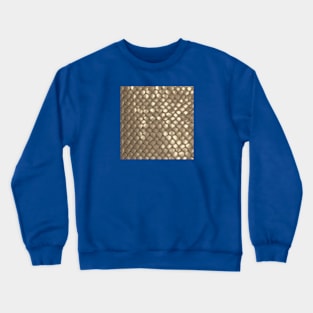 Gold chainmail styled pattern Crewneck Sweatshirt